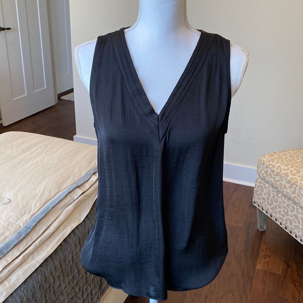 Naked Zebra black sleeveless top